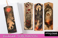 Vintage Halloween Bookmark - Printable Scrapbook Bookmarks Product Image 1