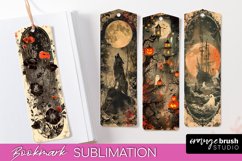 Vintage Halloween Bookmark - Printable Scrapbook Bookmarks Product Image 1