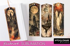 Vintage Halloween Bookmark - Printable Scrapbook Bookmarks Product Image 1