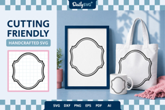 Vintage Label Frame SVG Product Image 2