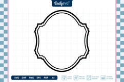 Vintage Label Frame SVG Product Image 1