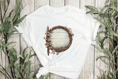 Vintage Warm Wooden Sublimation Clipart Product Image 2