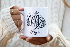 Virgo Zodiac Sign SVG. Horoscope Symbol Laser Cut File. Product Image 2