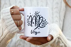 Virgo Zodiac Sign SVG. Horoscope Symbol Laser Cut File. Product Image 2