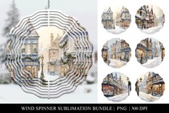 Christmas Wind Spinner Sublimation, Png Download Product Image 1