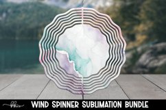 Pastel Watercolor Wind Spinner Bundle | 6 Premium Designs Product Image 2