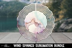 Pastel Watercolor Wind Spinner Bundle | 6 Premium Designs Product Image 4