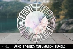 Pastel Watercolor Wind Spinner Bundle | 6 Premium Designs Product Image 7