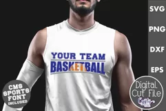 Basketball Shirt Svg | Basketball Svg | Basketball Mascot 6 Product Image 1