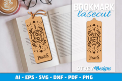 Zodiac Bookmark Lasercut | Bookmark Design Lasercut BUNDLES Product Image 9