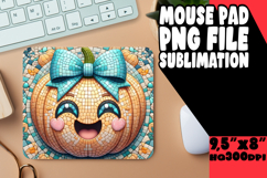 TIMELESS MOUSE PAD PNG MAGIC, Cute Pumpkin Product Image 1
