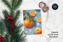 Glitter Orange Pattern | Sparkly Citrus Texture Product Image 4