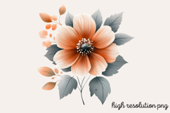 Boho Nursery Baby Clipart PNG Product Image 1