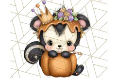 Woodland Autumn Parade Clipart PNG Fall Animals Product Image 4