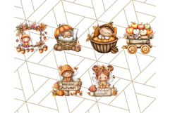 Fall Fairy House Clipart PNG, Autumn Homes and Decor Product Image 8