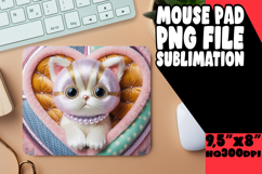 Bright Mouse Pad Design Sublimation, Holiday Pets Product Image 1