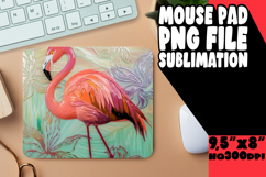 Cozy MOUSE MAT Creative Sublimation, Flamingo Product Image 1