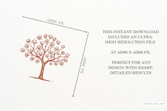 Doodle Spring Trees Clipart Product Image 6