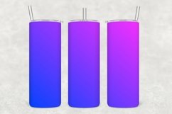 Ombre Gradient Tumbler Wrap Sublimation Product Image 1