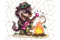Summerween Beach Party Clipart PNG, Halloween Beach Art Product Image 4