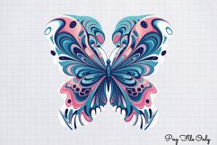 Smoke Butterflies Clipart PNG Product Image 1