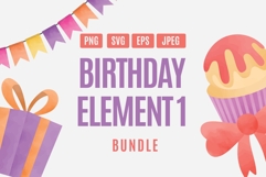 Happy Birthday Graphics Kit Set 01 Product Image 1