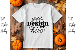Fall t-shirt mockup, Fall mockup Product Image 1