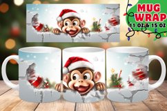 WINTER WASSAIL Animals Hole in Wall Wrap, 11oz, 15oz Product Image 1