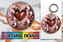 Joyful Circle Designs for Parties, 3D Heart Product Image 1