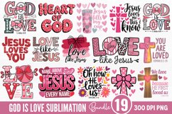 God Is Love Bundle Clipart Bundle PNG Product Image 1