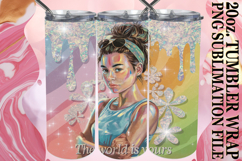 Radiant days 20oz tumbler wrap, Woman Product Image 1