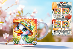Bold 11oz Mug Wrap Png Design , Goose Product Image 1
