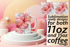 Blossom Bliss: Sublimation Splash Mug Wrap 11oz 15oz Product Image 1