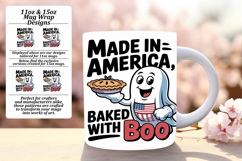 Dynamic 11oz Mug Wrap Png Template , Funny Ghost Product Image 1
