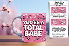 Custom 11oz Mug Wrap Png Artwork , Girl Quote Product Image 1