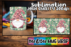 Charming scenes sublimation print wrap, Gnomes Product Image 1