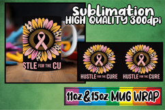 Cheerful memories 11oz 15oz sublimation wrap, Breast Cancer Product Image 1