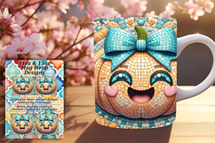 Vivid 15oz Mug Wrap Png Artwork , Cute Pumpkin Product Image 1
