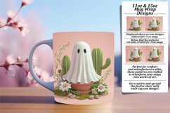 Springtime Spooks: Easter Ghost Pattern Mug Product Image 1
