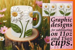 Elegant Petal Magic: Sublimation 11oz/15oz Mug Product Image 1