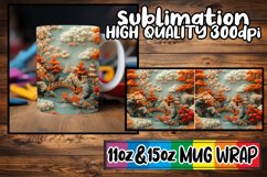 3D Spring Scene Beauty Mug Design - 15oz 11oz Product Image 1