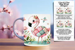 Unique 15oz Mug Wrap Png Design , Animals Product Image 1