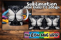 Butterfly Garden Delights: Mug Wrap Sublimation Magic Product Image 1