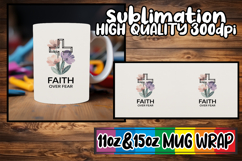 Playful joy 11oz 15oz mug wrap, Christian Quotes Product Image 1