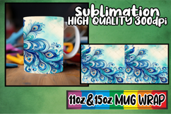 Bright horizons sublimation print wrap, Watercolor Pattern Product Image 1