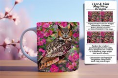 Vibrant Owl 11oz 15oz Spring Mug Wrap Product Image 1