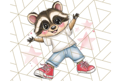 Sock Hop Animal Dance Party PNG Clipart, Cute Retro 1950s Product Image 4