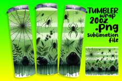 Stylish 20oz Tumbler Template , Halloween Product Image 1