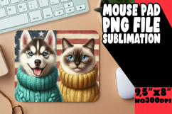 VIBRANT desk MAT PNG Inspiration, Dog and cat Product Image 1