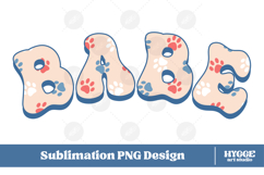 American Babe 4th of July USA Cat Dog Paw DTF Sublimation Product Image 1